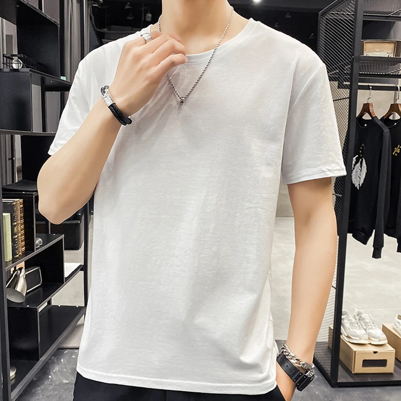 Summer Fashion New Solid Color Short Sleeve Comfortable High Quality Casual Men Tops 2021
Summer Fashion New Solid Color Short Sleeve Comfortable High Quality Casual Men Tops 2021