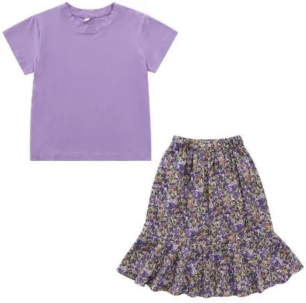 Girls Summer Clothing Sets 2021 New Teen Girls Fashion Costume Child Clothes T-shirt + Print Skirt 2pcs Kids Princess Outfits
Girls Summer Clothing Sets 2021 New Teen Girls Fashion Costume Child Clothes T-shirt + Print Skirt 2pcs Kids Princess Outfits