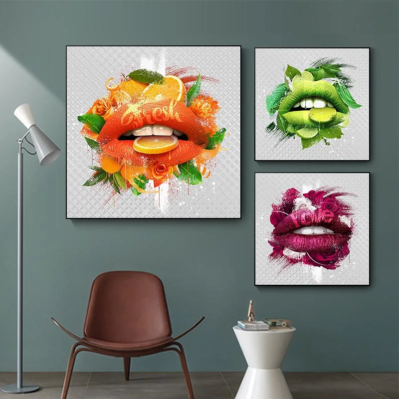 Canvas Painting Printed Nordic Style Sexy Lips Poster Modular Pictures Home Decoration Modern Living Room Wall Art Work
Canvas Painting Printed Nordic Style Sexy Lips Poster Modular Pictures Home Decoration Modern Living Room Wall Art Work