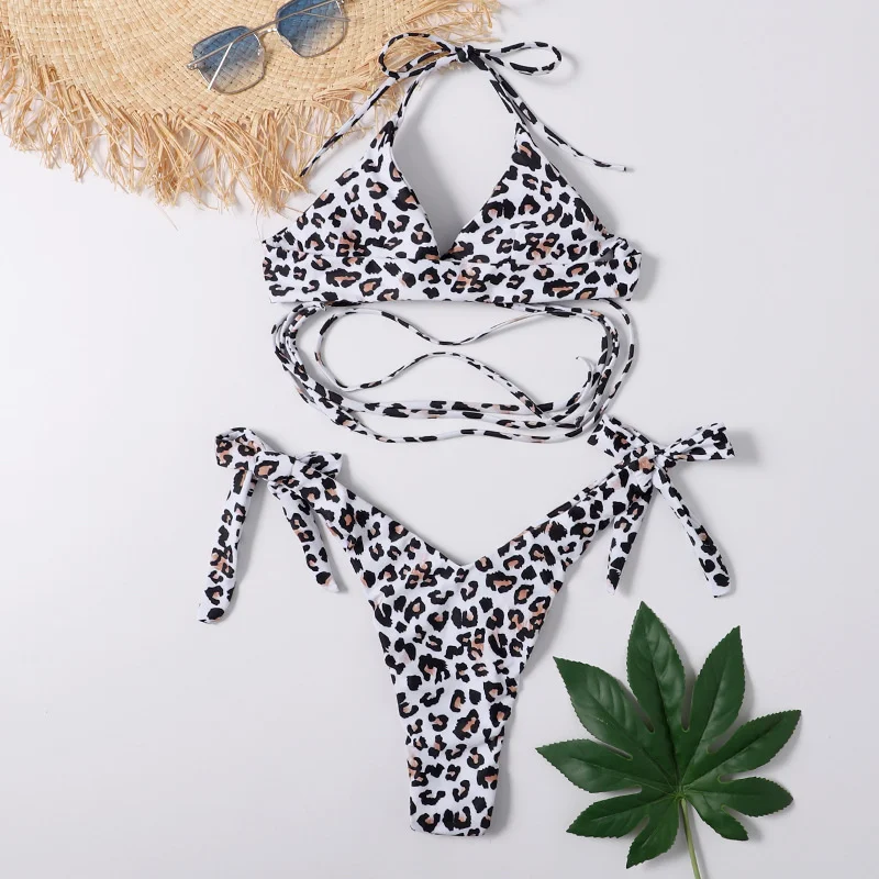 meihuida 2021 New 2 Pieces Female Swimwear Leopard Print Spaghetti Strap Bikini Top+ Bikini Panties for Women S/M/L
meihuida 2021 New 2 Pieces Female Swimwear Leopard Print Spaghetti Strap Bikini Top+ Bikini Panties for Women S/M/L