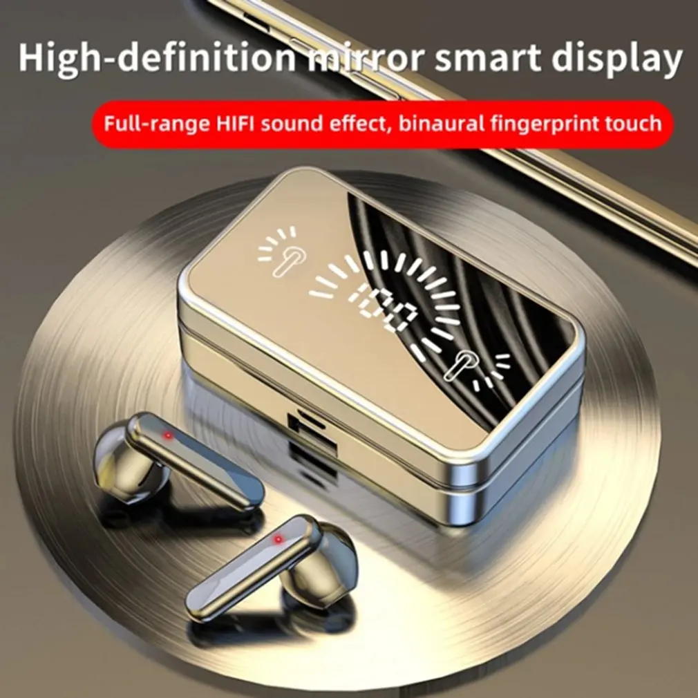 TWS-стереонаушники с поддержкой Bluetooth-compatible 5,1 и зарядным футляром на 2000 мА · ч
TWS-стереонаушники с поддержкой Bluetooth-compatible 5,1 и зарядным футляром на 2000 мА · ч