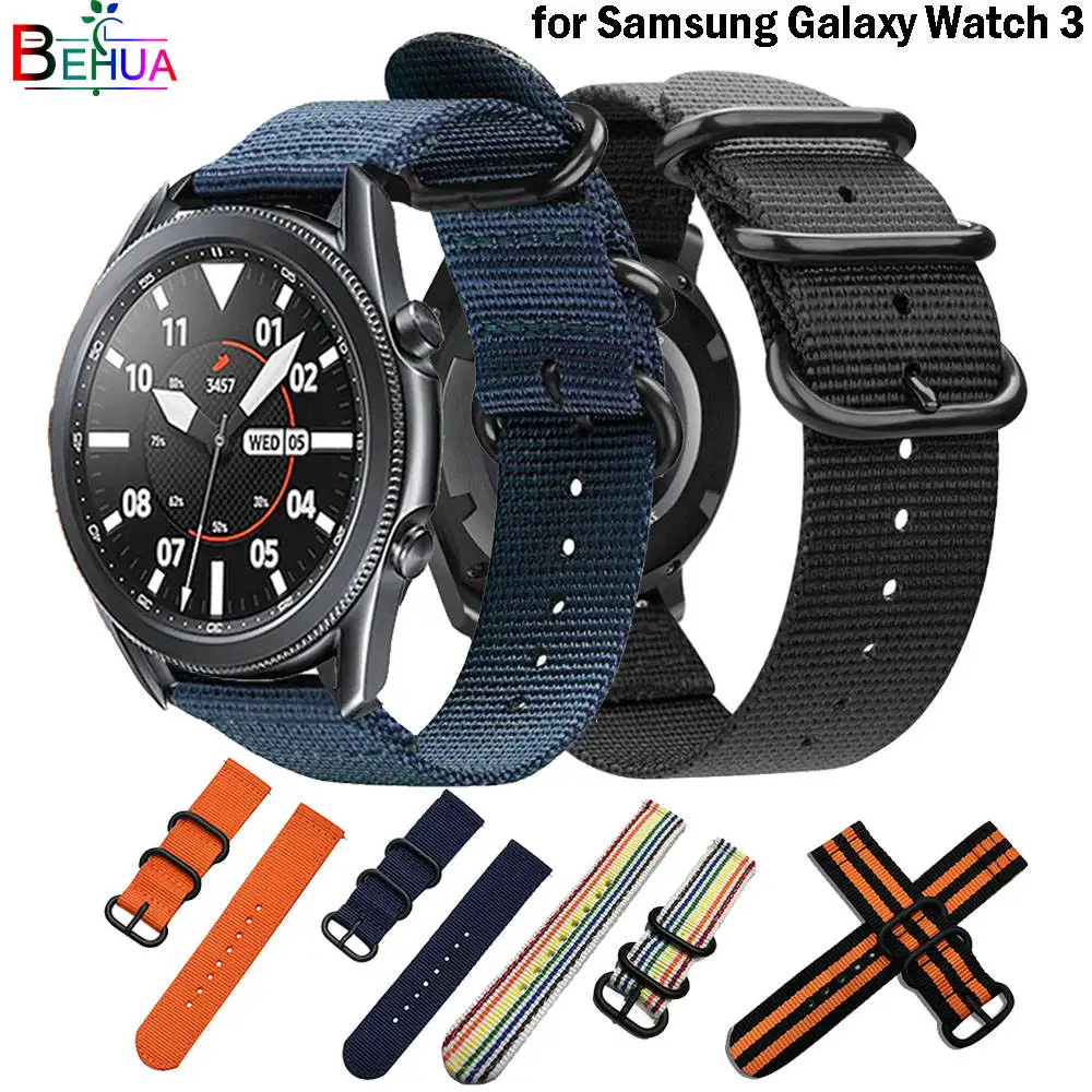Ремешок нейлоновый для Samsung Galaxy watch 3, мягкий цветной спортивный браслет для смарт-часов, 22 мм, 45 мм 
Ремешок нейлоновый для Samsung Galaxy watch 3, мягкий цветной спортивный браслет для смарт-часов, 22 мм, 45 мм
