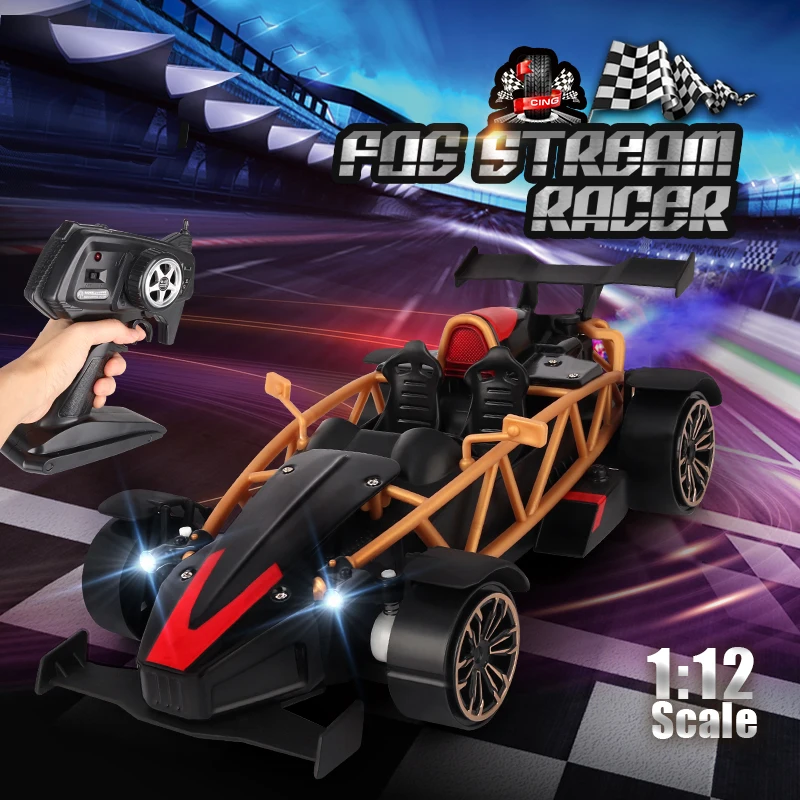 2.4GHz Super Fast 1:12 Spray Stunt Car Off Road Vehicle Toys High Speed Radio Remote Control Fog Stream Racer Spray car Toys Boy
2.4GHz Super Fast 1:12 Spray Stunt Car Off Road Vehicle Toys High Speed Radio Remote Control Fog Stream Racer Spray car Toys Boy