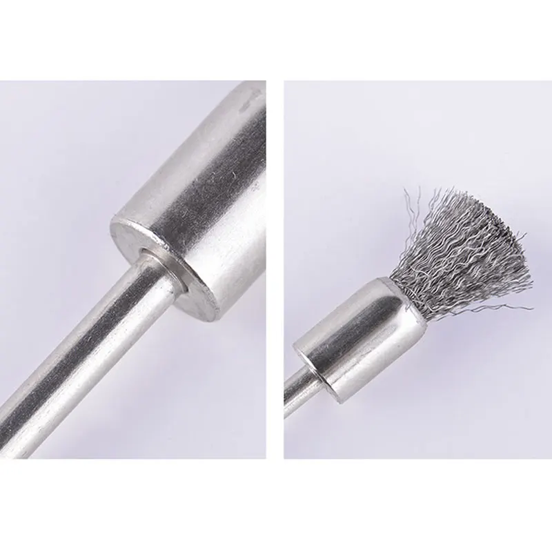 Steel Brass Cleaning Brushes Wire Polish Wheel Polishing Attachment Grinder Rotary Tools Accessories 3MM 40 Pieces
Steel Brass Cleaning Brushes Wire Polish Wheel Polishing Attachment Grinder Rotary Tools Accessories 3MM 40 Pieces