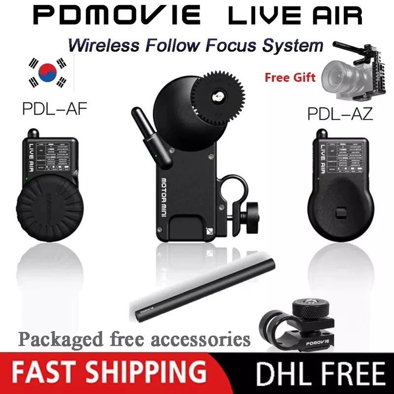 PDMOVIE LIVE AIR 2 Bluetooth Wireless Follow Focus System For DJI ronin s zhiyun crane 2 MOZA aircross Gimbal or SLR Camera Lens
PDMOVIE LIVE AIR 2 Bluetooth Wireless Follow Focus System For DJI ronin s zhiyun crane 2 MOZA aircross Gimbal or SLR Camera Lens
