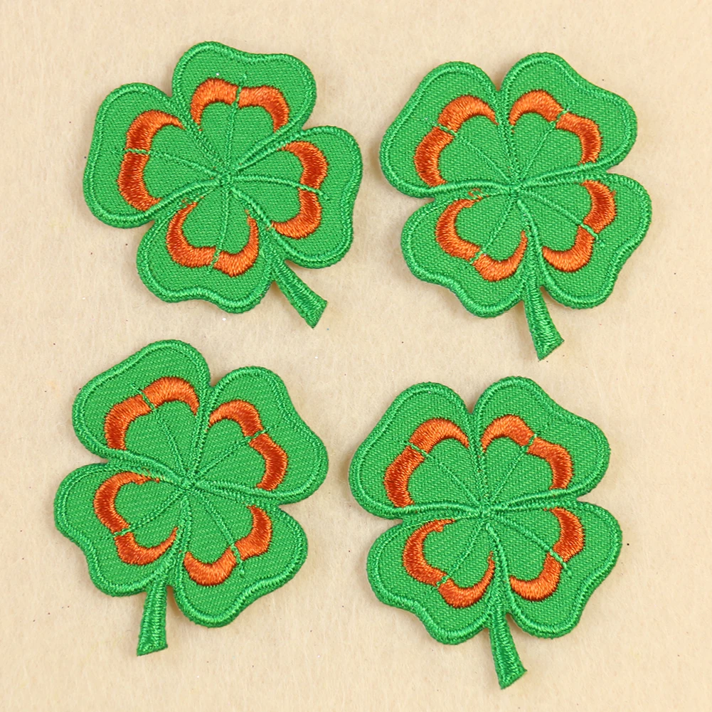 5PCS New Four Leaf Clover Clothes Applique Embroidery Patches for Clothing Iron on Fabric Lucky Badge DIY Repair Clothes Patches
5PCS New Four Leaf Clover Clothes Applique Embroidery Patches for Clothing Iron on Fabric Lucky Badge DIY Repair Clothes Patches