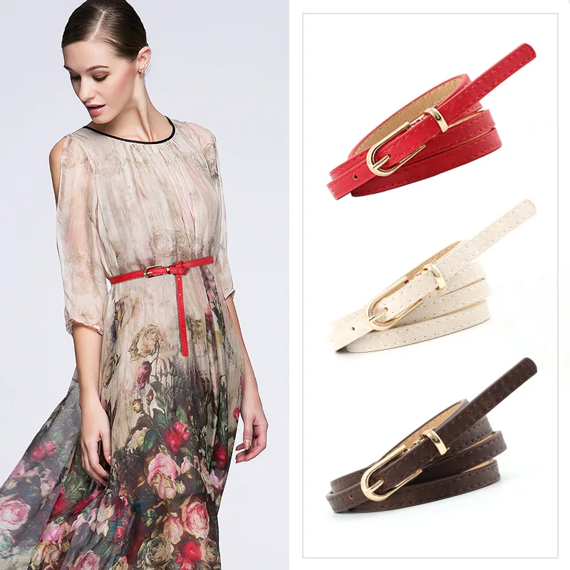 Decorative dress with sweater thin belt ladies wild pin buckle matte pu small belt Korean version of the belt
Decorative dress with sweater thin belt ladies wild pin buckle matte pu small belt Korean version of the belt