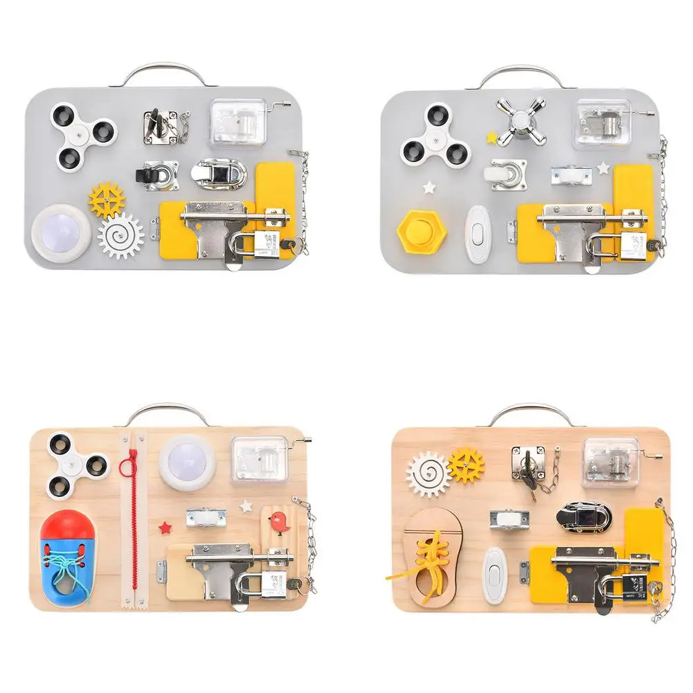 New Infant Busy Wall Hanging Toy Wooden Handmade Sensory Activity Board Montessori Early Education Busy Unlock Board Toy Gift
New Infant Busy Wall Hanging Toy Wooden Handmade Sensory Activity Board Montessori Early Education Busy Unlock Board Toy Gift