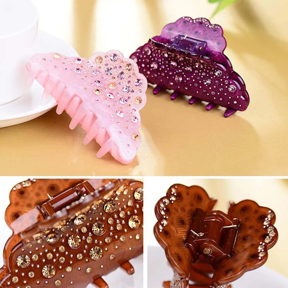 Fashion Hair Claws Fully-jewelled Clips Women Hair Barrette Hairpin Rhinestone Hair Clamps Claws Barrettes Hair Accessories
Fashion Hair Claws Fully-jewelled Clips Women Hair Barrette Hairpin Rhinestone Hair Clamps Claws Barrettes Hair Accessories