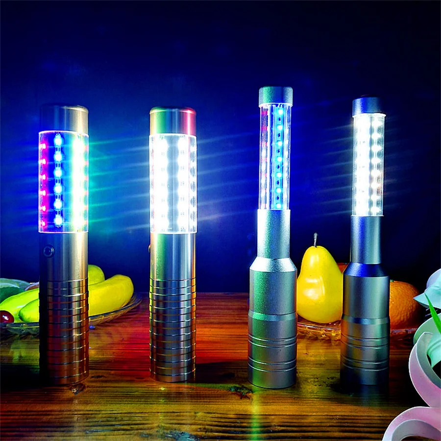 

Thrisdar LED Glowing Strobe Baton Flash Stick Light KTV Bar Party VIP Champagne Bottle Service Sparklers For KTV Bar Nightclub