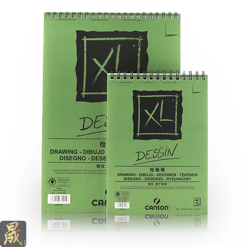 France Original Canson XL Watercolor Painting Markers Pen Sketchbook Green Surface 16K 8K Fine Book Sketching livros Para Sketch
France Original Canson XL Watercolor Painting Markers Pen Sketchbook Green Surface 16K 8K Fine Book Sketching livros Para Sketch
