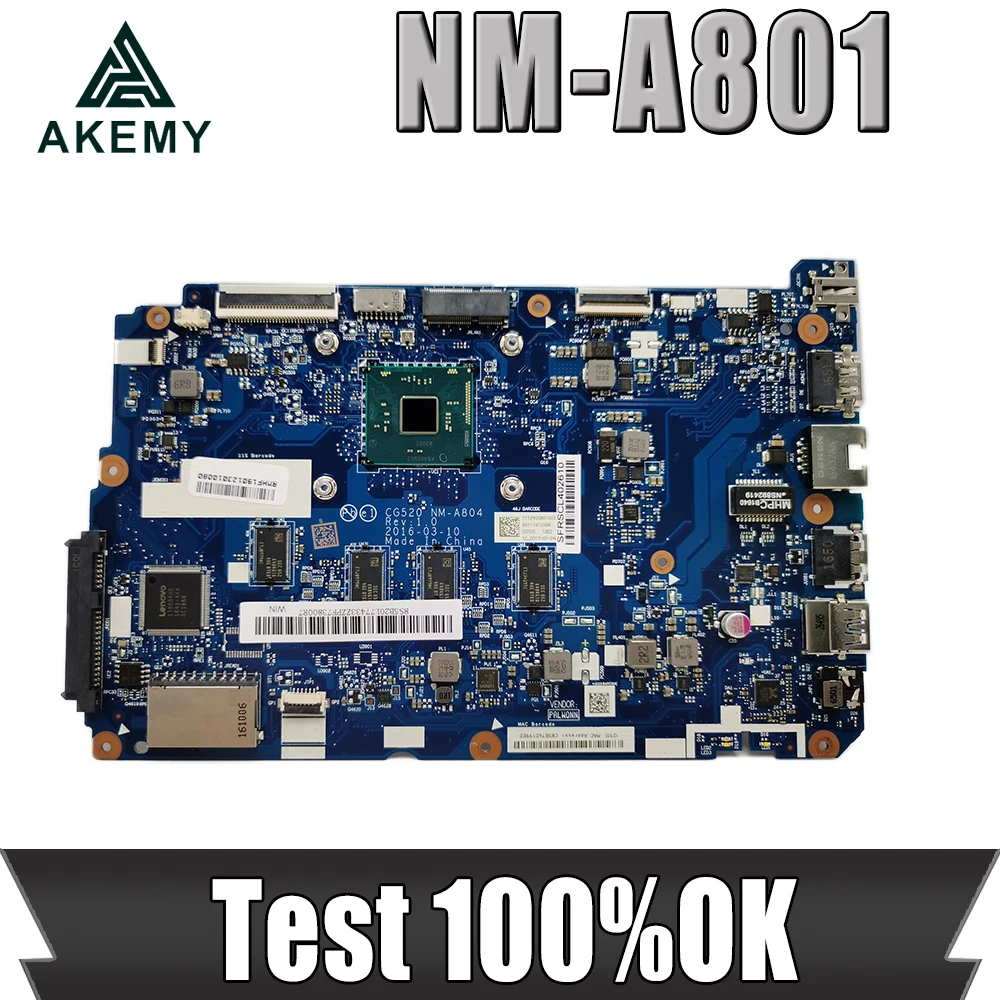 Akemy For Lenovo ideapad 110-15IBR Laptop Motherboard SR2KN N3060 4GB RAM 5B20L46211 CG520 NM-A801 MAIN BOARD
Akemy For Lenovo ideapad 110-15IBR Laptop Motherboard SR2KN N3060 4GB RAM 5B20L46211 CG520 NM-A801 MAIN BOARD