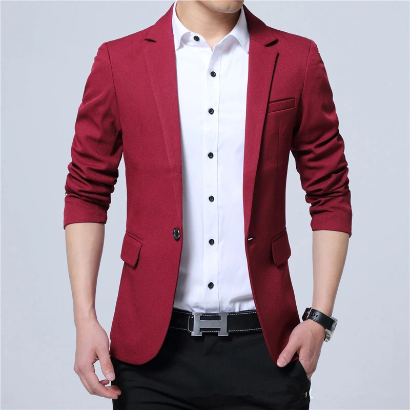 2021 Spring Autumn New Men Blazer Fashion Slim casual blazer for Men Brand Mens suit Designer jacket outerwear men 3 colors
2021 Spring Autumn New Men Blazer Fashion Slim casual blazer for Men Brand Mens suit Designer jacket outerwear men 3 colors
