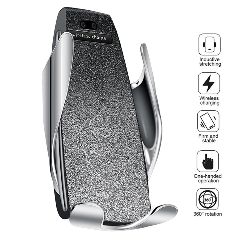 Car Air Vent Phone Holder IR Intelligent Automatic Sensor GPS Stands Wireless Charging Mobile Phone Holder Auto Stand For Phone
Car Air Vent Phone Holder IR Intelligent Automatic Sensor GPS Stands Wireless Charging Mobile Phone Holder Auto Stand For Phone