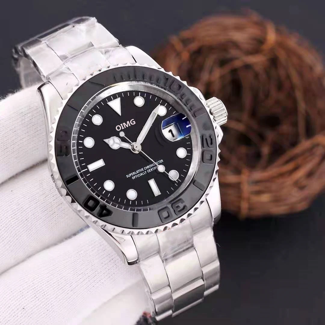 Men's aaa mechanical watch ceramic outer ring rotatable pure steel fine adjustment buckle fashion trend AAA watch
Men's aaa mechanical watch ceramic outer ring rotatable pure steel fine adjustment buckle fashion trend AAA watch