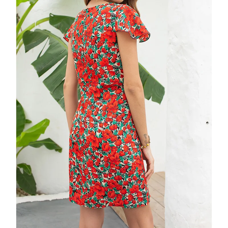 Fashion Sexy Printed Dress Short Skirt Women Short Sleeve Crew Neck Nightclub Women's Wear Women's dress 2021 Summer
Fashion Sexy Printed Dress Short Skirt Women Short Sleeve Crew Neck Nightclub Women's Wear Women's dress 2021 Summer