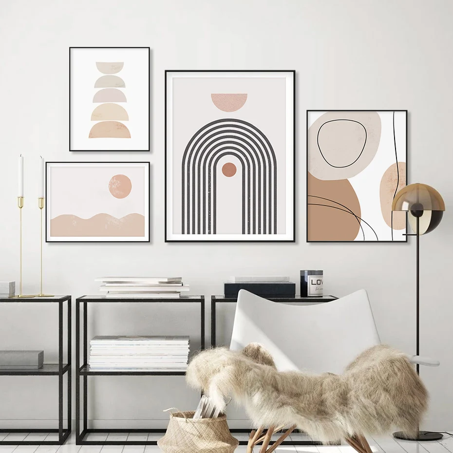 Boho Style Wall Art Abstract Geometric Brush Beige Canvas Painting Posters Prints Interior Living Room Home Decor Unframed
Boho Style Wall Art Abstract Geometric Brush Beige Canvas Painting Posters Prints Interior Living Room Home Decor Unframed