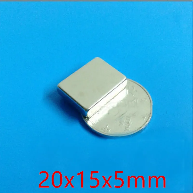 5/20/50 Pcs 20x15x5mm Small Sheet Neodymium Magnetic Strong NdFeB Magnets 20x15x5mm Block Rare Earth Magnet
5/20/50 Pcs 20x15x5mm Small Sheet Neodymium Magnetic Strong NdFeB Magnets 20x15x5mm Block Rare Earth Magnet