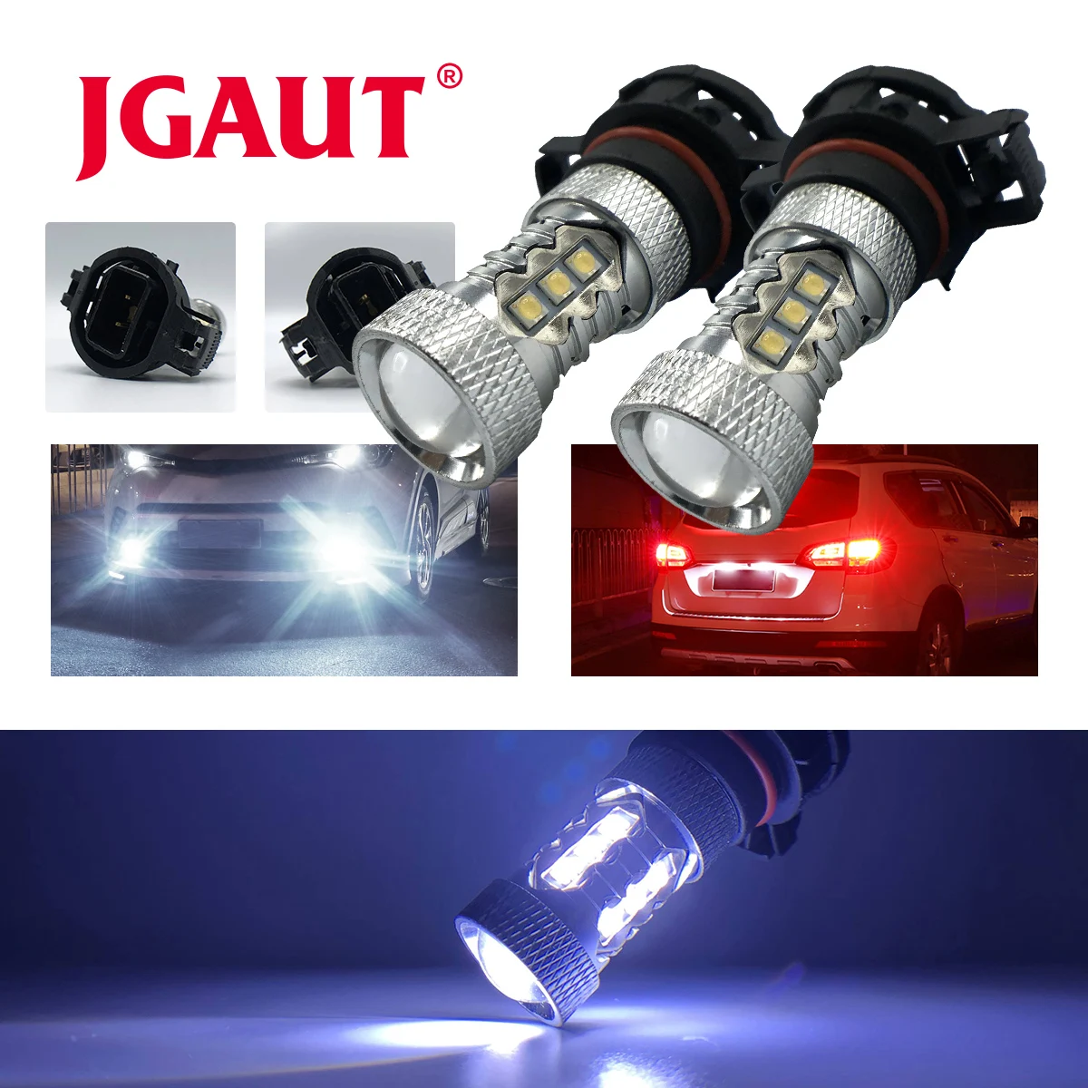 JGAUT H16 5202 5201 EU JP 80W LED Bulb Super Bright white Car Fog Lights 12V 24V 6000K White Driving Day Running Lamp Auto white
JGAUT H16 5202 5201 EU JP 80W LED Bulb Super Bright white Car Fog Lights 12V 24V 6000K White Driving Day Running Lamp Auto white