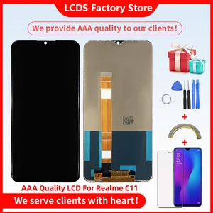 AAA Quality LCD For OPPO Realme C11 LCD With Frame Display Touch Panel
Screen Digiziter Sensor Assembly For OPPO Realme C11 LCD