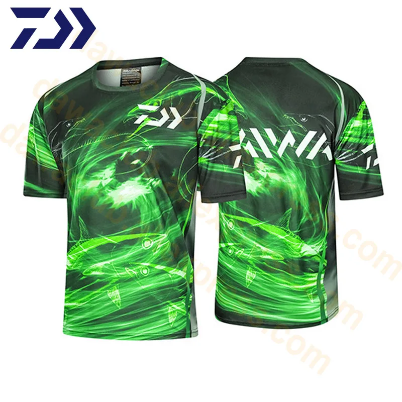 DAIWA Summer Fishing Clothings Short Sleeve Fishing T-Shirt Outdoor Sports Cycling Tops Black Cotton Baseball Fishing Clothes 
DAIWA Summer Fishing Clothings Short Sleeve Fishing T-Shirt Outdoor Sports Cycling Tops Black Cotton Baseball Fishing Clothes