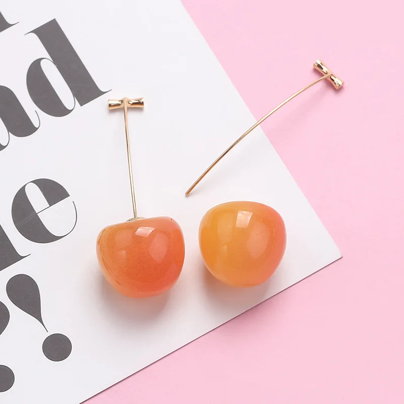 Cute Cartoon Women Metal Cherry Pendant Earrings Casual Party Long Fruit Cherry Ear Stud Jewelry 
Cute Cartoon Women Metal Cherry Pendant Earrings Casual Party Long Fruit Cherry Ear Stud Jewelry