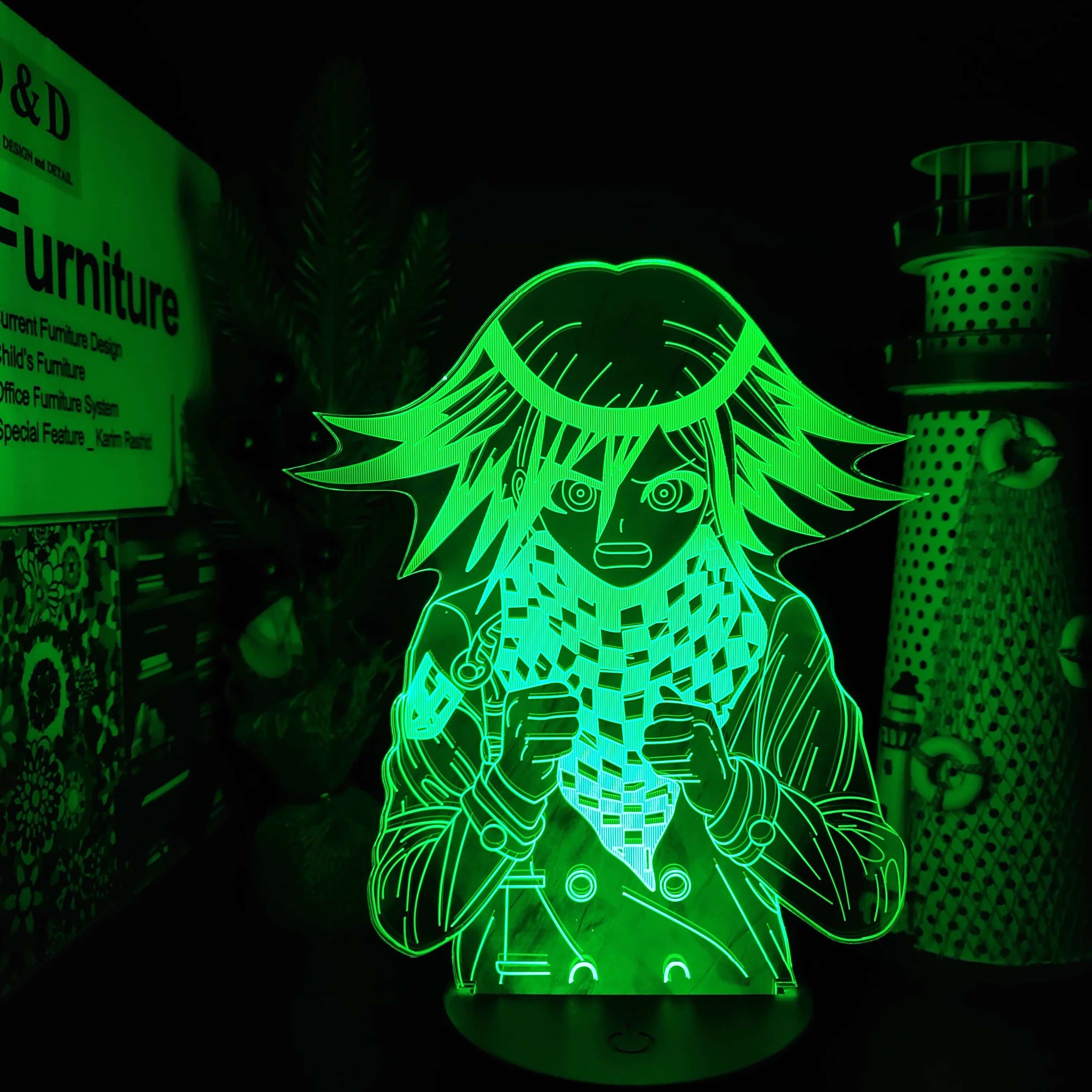 Danganronpa KOKICHI OMA 3D Light Illusion Desktop Lamp Anime Bedroom Table Decor LED Sensor Lights Atmosphere Bedside Night Lamp
Danganronpa KOKICHI OMA 3D Light Illusion Desktop Lamp Anime Bedroom Table Decor LED Sensor Lights Atmosphere Bedside Night Lamp