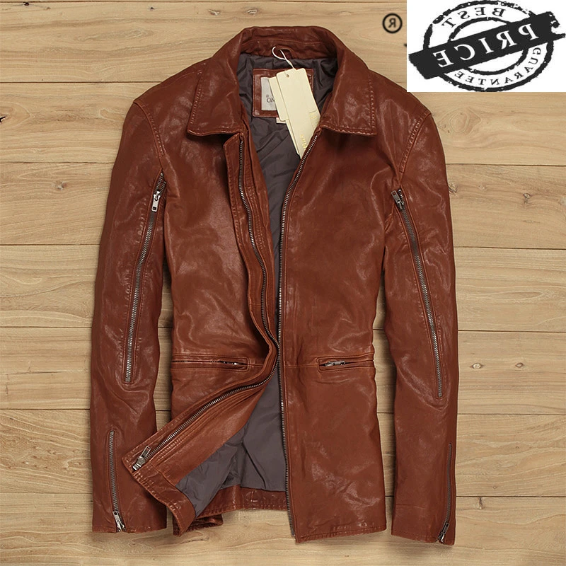 100% Real Winter Genuine Leather Jacket Men Spring Clothes 2021 Streetwear Natural Sheepskin Coat Men's Leather Jacket
100% Real Winter Genuine Leather Jacket Men Spring Clothes 2021 Streetwear Natural Sheepskin Coat Men's Leather Jacket