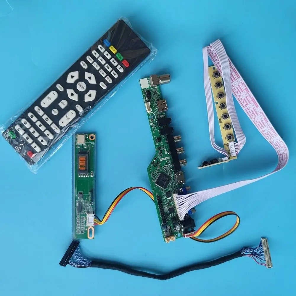 Kit for N150X2 N150X4 N150X6 15" 1024X768 controller board LCD panel LVDS VGA AV USB RF Remote+Inverter+keyboard HDMI-compatible
Kit for N150X2 N150X4 N150X6 15" 1024X768 controller board LCD panel LVDS VGA AV USB RF Remote+Inverter+keyboard HDMI-compatible