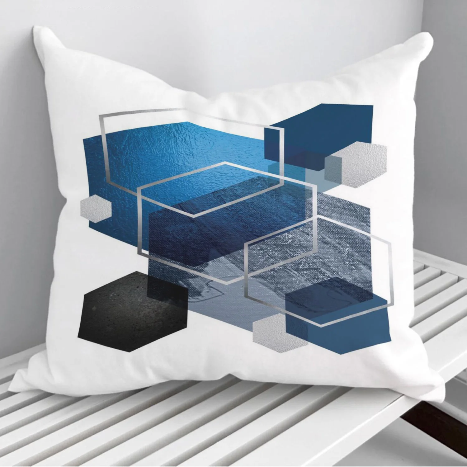 Blue Geometrica Pillowcase Decorative Sofa Cushion Case Bed Pillow Cover Home Decor Car Cushion Cover 45*45cm
Blue Geometrica Pillowcase Decorative Sofa Cushion Case Bed Pillow Cover Home Decor Car Cushion Cover 45*45cm