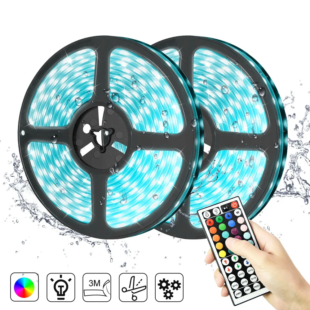 5M 10M 15M 20M LED lights with RGB SMD5050 DC12V waterproof flexible controller LED lights with ribbons TV screen room backlight
5M 10M 15M 20M LED lights with RGB SMD5050 DC12V waterproof flexible controller LED lights with ribbons TV screen room backlight