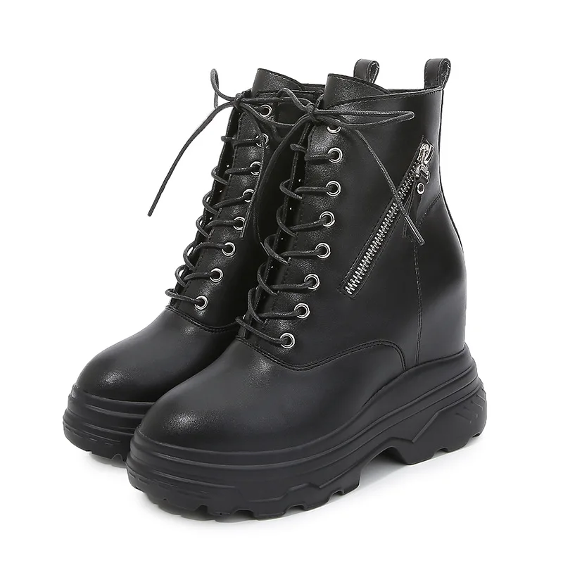 Swyivy Genuine Leather Wedges Shoes Women Autumn Ankle Boots Casual Shoes New 2020 New Platform Sneakers Martin Boots for Womens
Swyivy Genuine Leather Wedges Shoes Women Autumn Ankle Boots Casual Shoes New 2020 New Platform Sneakers Martin Boots for Womens