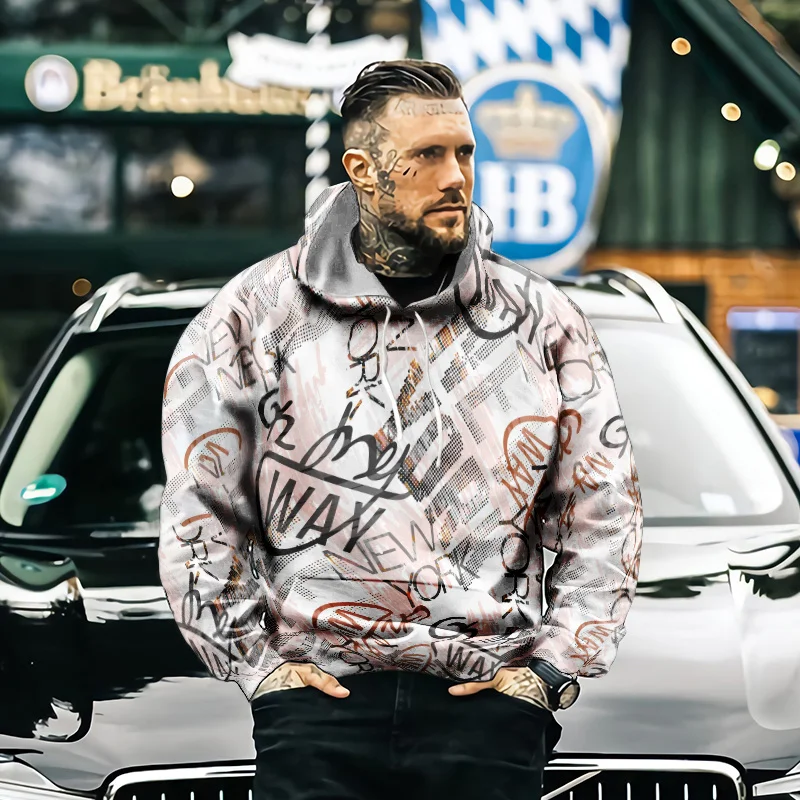Mannen Graffiti Letters Street Fashion Herfst Winter Hoodie Herenmode Casual Kleding Mannen Hip-Hop Hooded Size s-6XL
Mannen Graffiti Letters Street Fashion Herfst Winter Hoodie Herenmode Casual Kleding Mannen Hip-Hop Hooded Size s-6XL