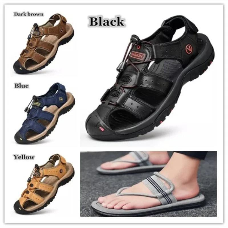 2021 New Genuine Leather Men Shoes Summer New Large Size Men's Sandals Men Sandals Fashion Sandals Slippers Big Size
2021 New Genuine Leather Men Shoes Summer New Large Size Men's Sandals Men Sandals Fashion Sandals Slippers Big Size