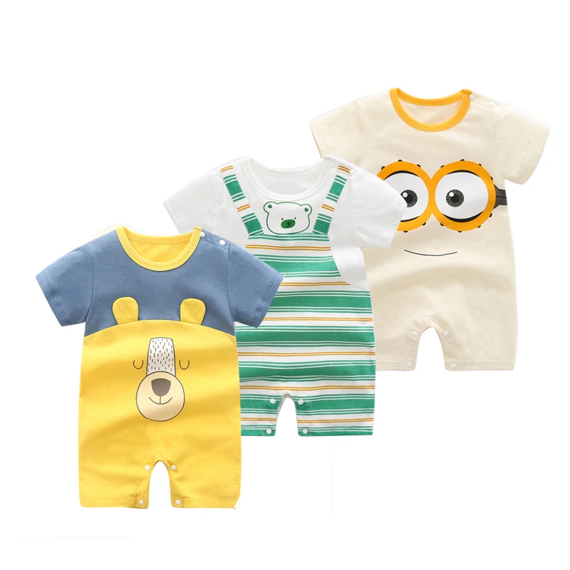 Summer Infant Baby Romper Onesie Boy Girls Clothes Rompers Cartoon Pig Bear Jumpsuits Onesie Costume Outfit Baby Apparel 0-2y
Summer Infant Baby Romper Onesie Boy Girls Clothes Rompers Cartoon Pig Bear Jumpsuits Onesie Costume Outfit Baby Apparel 0-2y