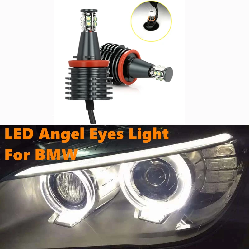 2pcs 80W H8 LED Angel Eyes Halo Ring Lights For BMW E90 E92 E82 E60 E70 X5 E71 X6 Angel Eye Headlight LED Car Headlamps for bmw
2pcs 80W H8 LED Angel Eyes Halo Ring Lights For BMW E90 E92 E82 E60 E70 X5 E71 X6 Angel Eye Headlight LED Car Headlamps for bmw