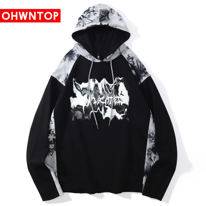Hip Hop Streetwear Hoodie Sweatshirt Men Punk Letter Tie Dye Printed Hooded Pullover Autumn Harajuku Cotton Casual Hoodie Tops
Hip Hop Streetwear Hoodie Sweatshirt Men Punk Letter Tie Dye Printed Hooded Pullover Autumn Harajuku Cotton Casual Hoodie Tops