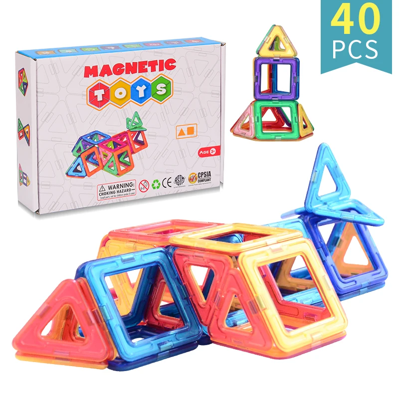 40pcs Magnetic DIY building blocks parts construction toys for toddlers Designer magnetic toys Magnet model building toys
40pcs Magnetic DIY building blocks parts construction toys for toddlers Designer magnetic toys Magnet model building toys