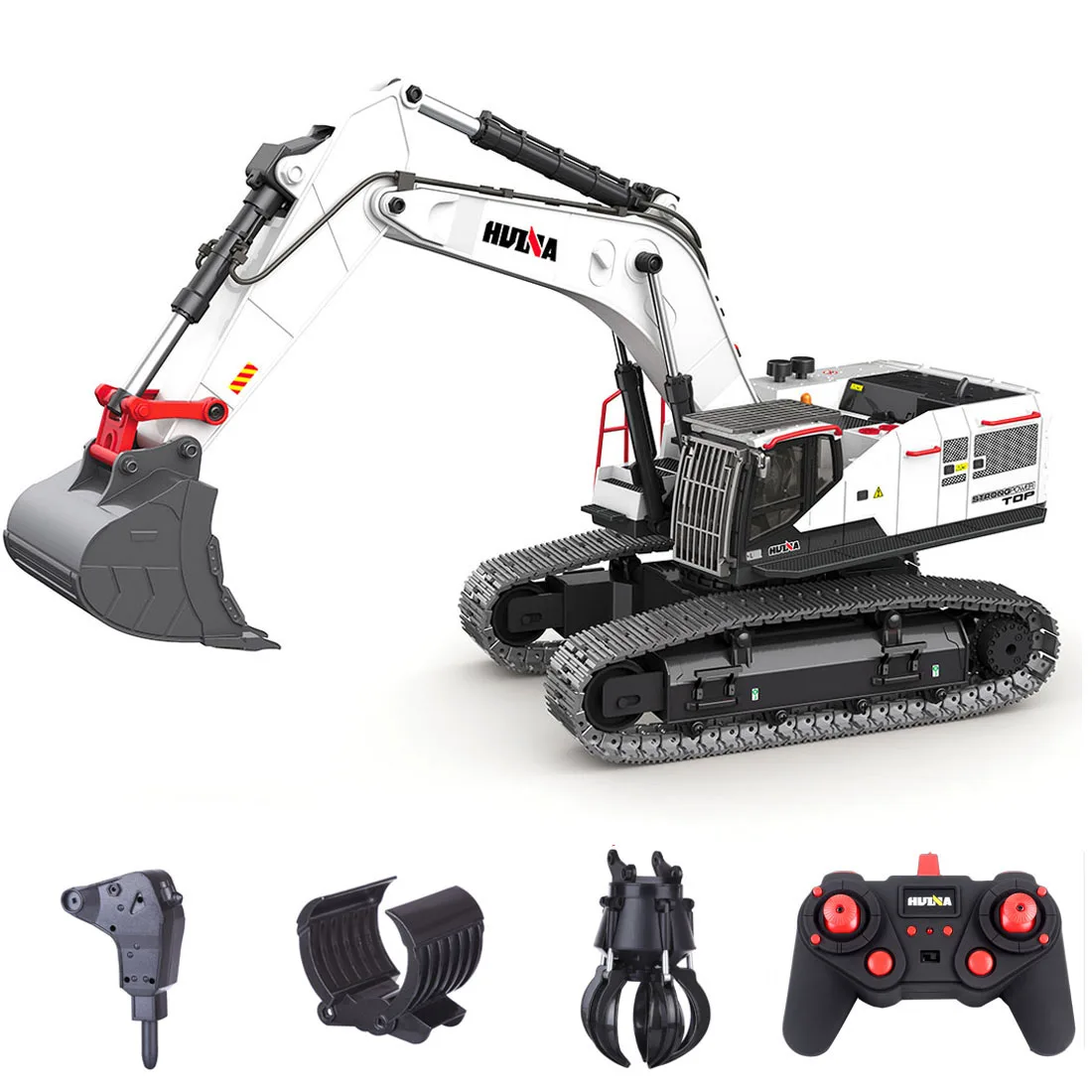 HUI NA 1:14 22CH 2.4G RC Alloy Excavator Model 4-In-1 Crusher Construction Vehicles Toys Model Toy For Kids Gift
HUI NA 1:14 22CH 2.4G RC Alloy Excavator Model 4-In-1 Crusher Construction Vehicles Toys Model Toy For Kids Gift