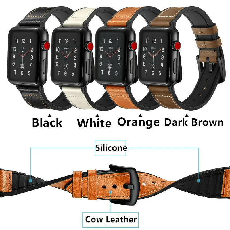 Brown Leather Band Loop Strap For Apple Watch 6 SE 5 4 3 2 1 38mm 40mm , Men Leather Watch Band for iwatch 5 44mm 42mm Bracelet 
Brown Leather Band Loop Strap For Apple Watch 6 SE 5 4 3 2 1 38mm 40mm , Men Leather Watch Band for iwatch 5 44mm 42mm Bracelet