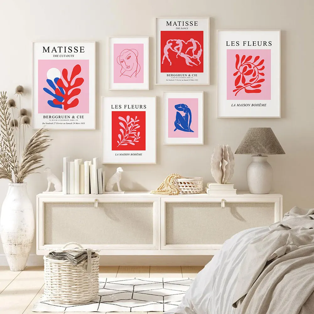 Henri Matisse Poster Red Pink Blue Nordic Art Print Abstract Canvas Painting Modern Wall Picture For Living Room Home Decor
Henri Matisse Poster Red Pink Blue Nordic Art Print Abstract Canvas Painting Modern Wall Picture For Living Room Home Decor