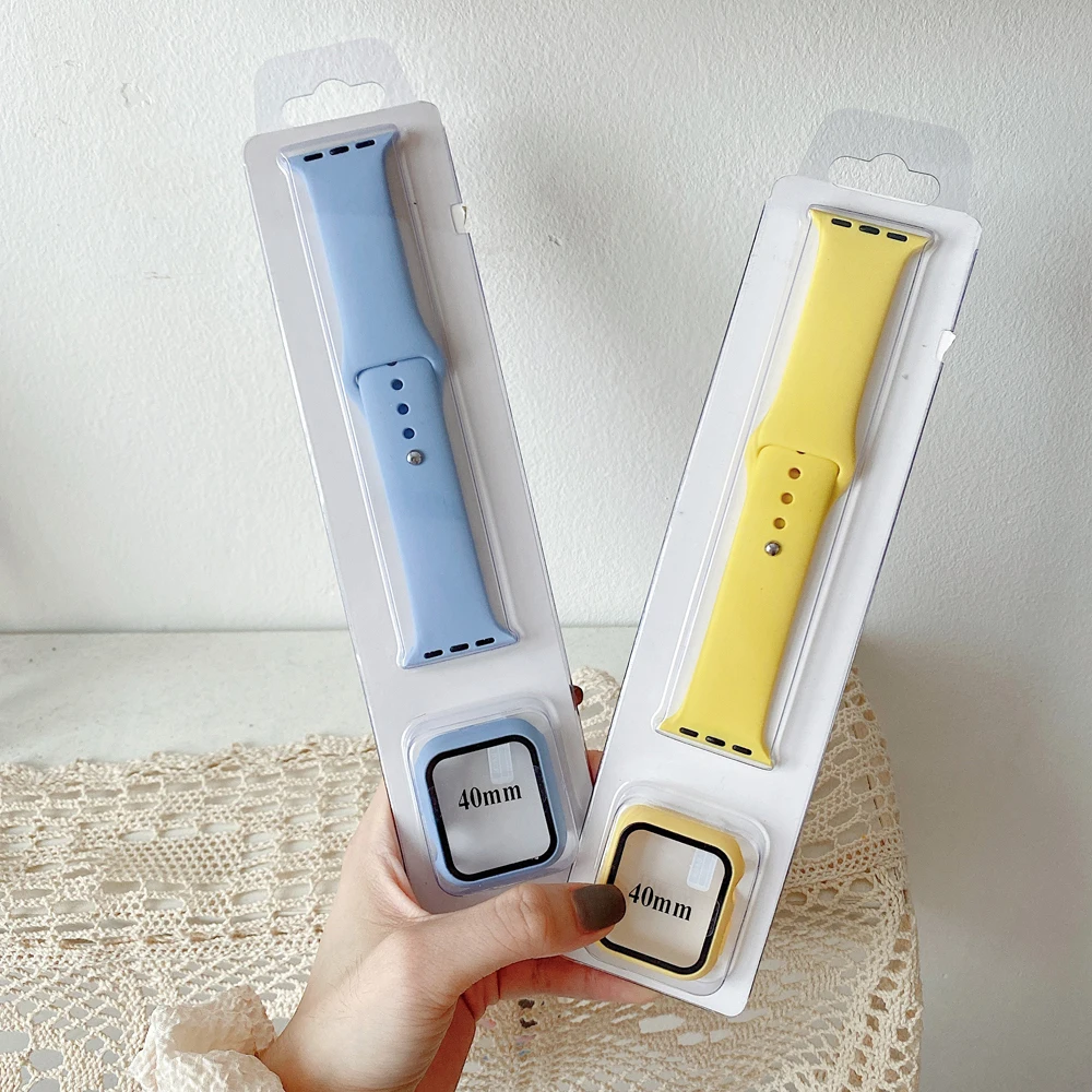 Case+Strap for Apple watch band 44mm 40mm Silicone wristband bracelet correa for apple watch series 3 4 5 6 SE 42mm 38mm strap
Case+Strap for Apple watch band 44mm 40mm Silicone wristband bracelet correa for apple watch series 3 4 5 6 SE 42mm 38mm strap