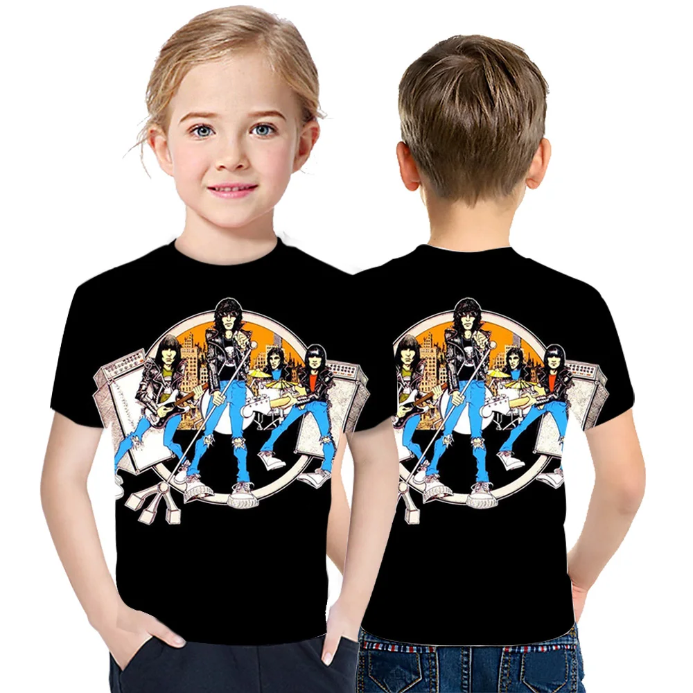Летняя 3D футболка для мальчиков и девочек детская Высококачественная