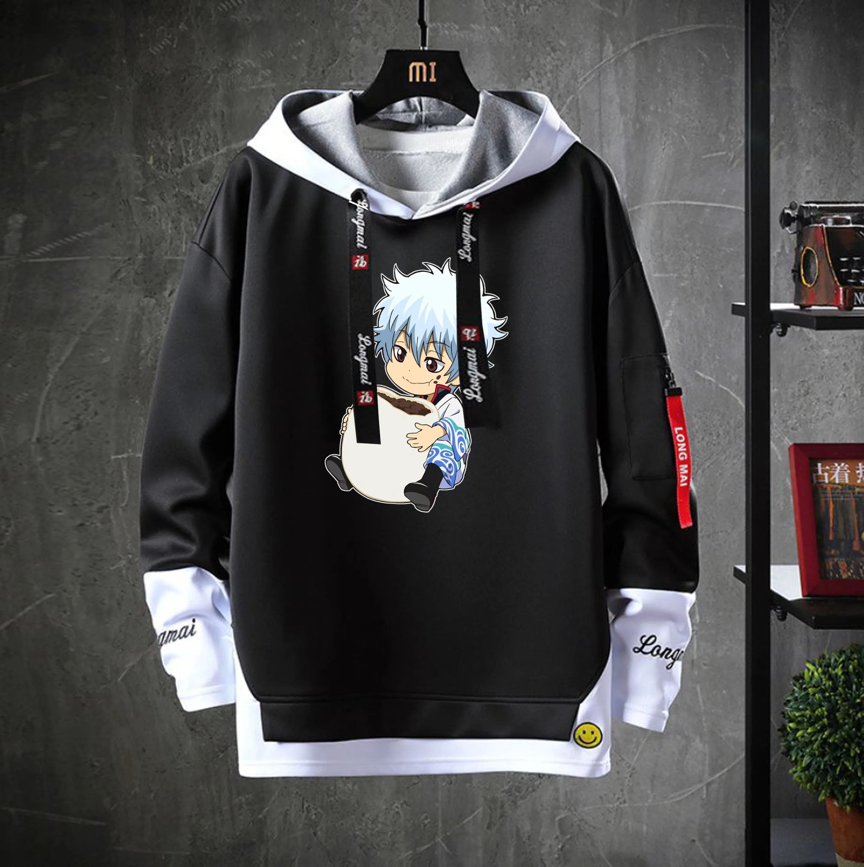 Japan anime Gintama Hooded Teenagers Costume cartoon Unisex Fake Two-Piece Hoodies Sweatshirt Casual jacket
Japan anime Gintama Hooded Teenagers Costume cartoon Unisex Fake Two-Piece Hoodies Sweatshirt Casual jacket