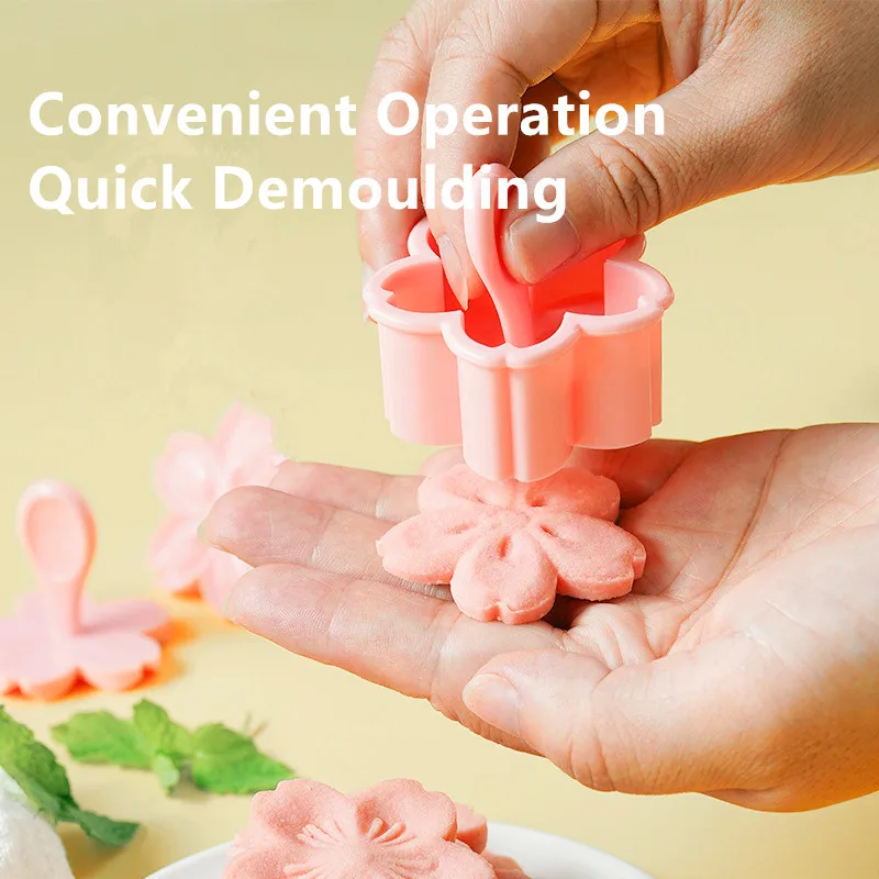 5pcs/Set Sakura Cookie Mold Stamp Biscuit Mold Cutter Pink Cherry Blossom Mold Flower Charm DIY Floral Mold Fondant Baking Tool
5pcs/Set Sakura Cookie Mold Stamp Biscuit Mold Cutter Pink Cherry Blossom Mold Flower Charm DIY Floral Mold Fondant Baking Tool