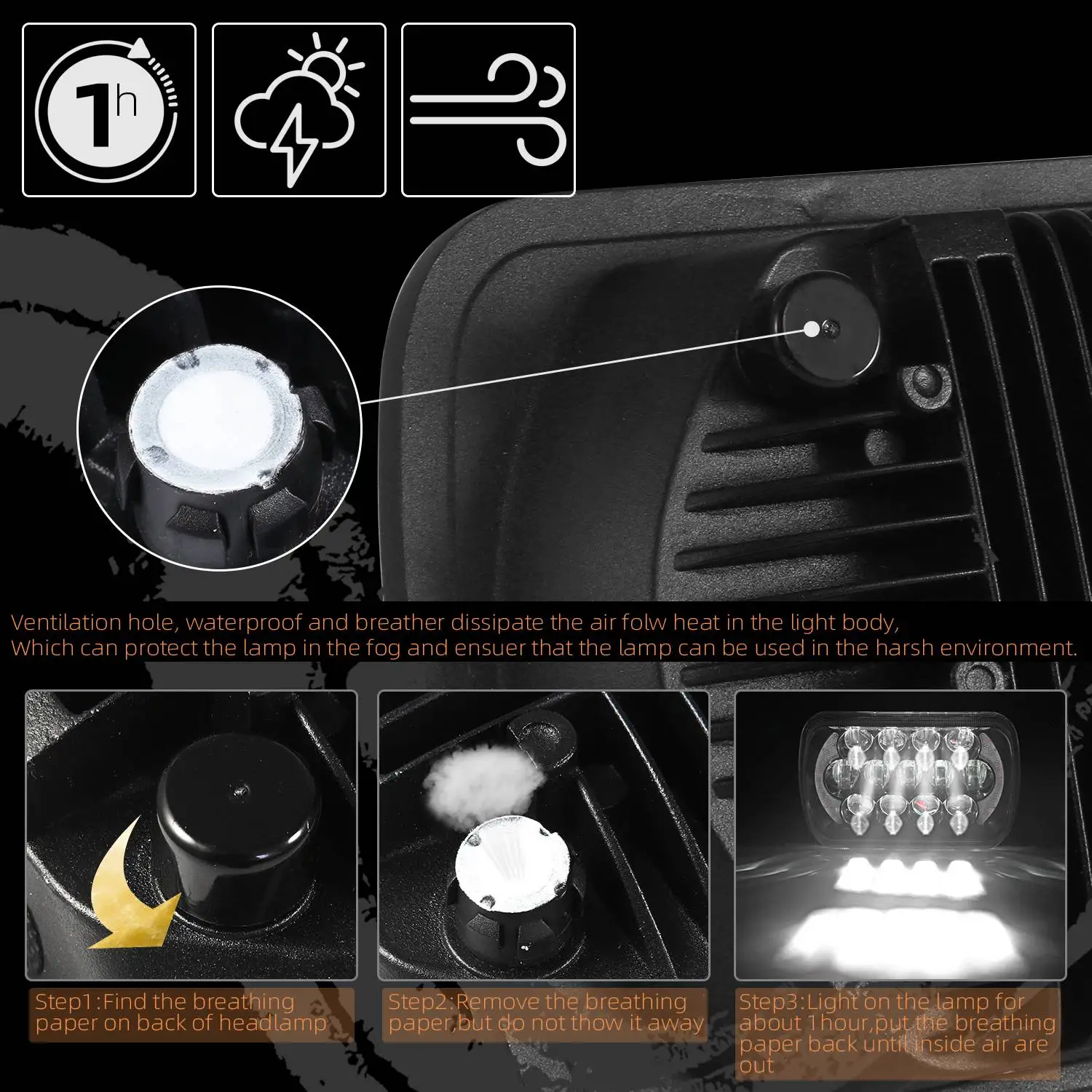 210W 5X7 Inch 7X6 Inch Projector LED Headlight DRL with H4 Harness for Chevrolet Jeep Cherokee XJ Toyota Tacoma & 88-95 Pickup 1
210W 5X7 Inch 7X6 Inch Projector LED Headlight DRL with H4 Harness for Chevrolet Jeep Cherokee XJ Toyota Tacoma & 88-95 Pickup 1