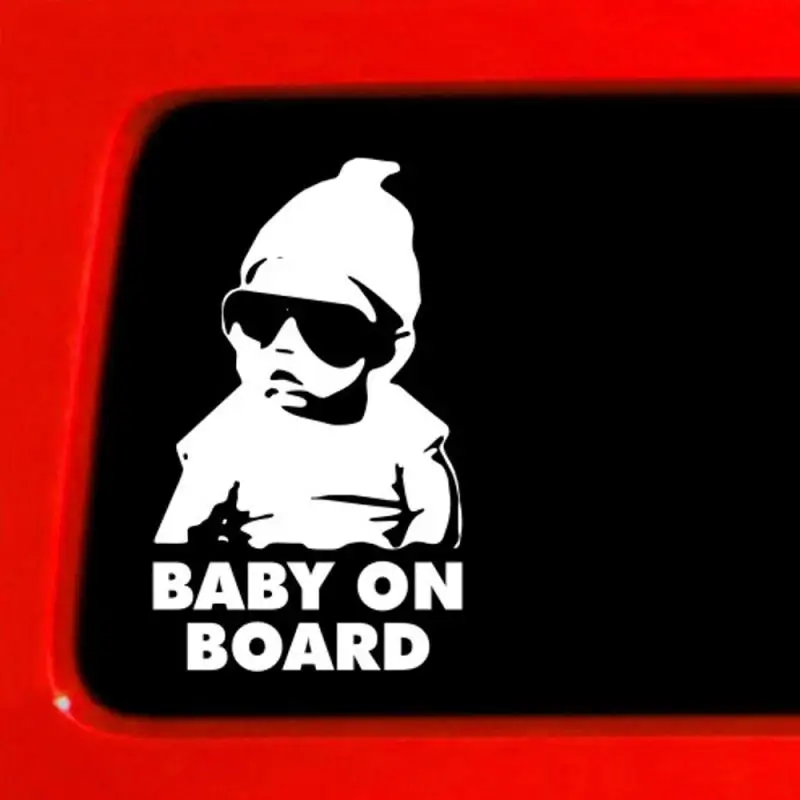 14x9CM BABY ON BOARD Fashionable Car Rear Stickers Reflective Sunglasses Child Car Stickers Warning Decals Car Styling
14x9CM BABY ON BOARD Fashionable Car Rear Stickers Reflective Sunglasses Child Car Stickers Warning Decals Car Styling
