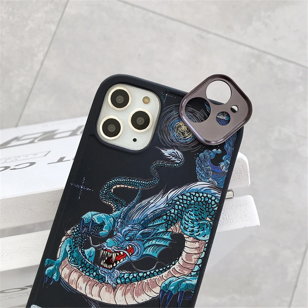 Mysterious Oriental Legends Ancient Chinese Dragon Totem Soft for IPhone 12 11 X XS Max XR 8 7 Plus Lens Protection Phone Case
Mysterious Oriental Legends Ancient Chinese Dragon Totem Soft for IPhone 12 11 X XS Max XR 8 7 Plus Lens Protection Phone Case