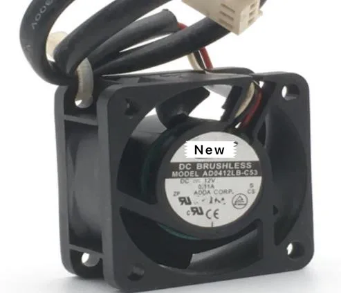 Для ADDA AD0412LB C53 Сервер охлаждающий вентилятор DC 12V 0.11A 40x40x20 мм 3 провода|Пульты ДУ| |