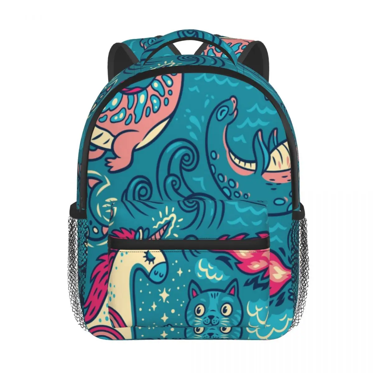 

Детский рюкзак с фантастическими мультяшными животными, Yeti, драконом, единорогом, кошкой и русалкой, детский школьный рюкзак для детского сада